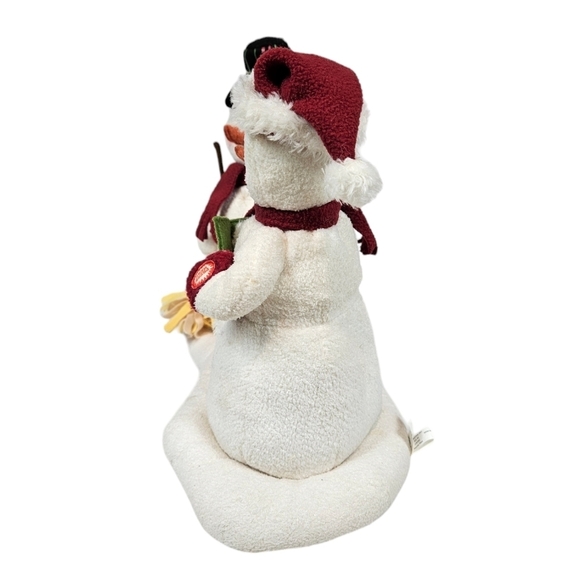 Hallmark Mr & Mrs Snowman Jingle Pals Plush Animated Singing Partially Works - Picture 6 of 10
